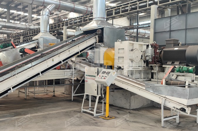 Rubbervermaler voor project voor de verwijdering van afvalbanden in Henan, China