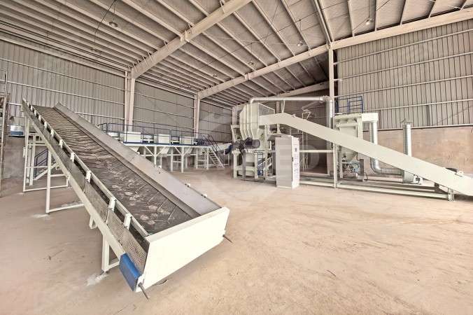 Project voor het versnipperen van grofvuil met dubbele as in Jiangxi, China