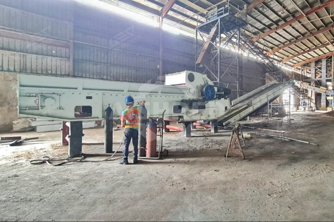 Drum Chipper for Coconut Husks Recycling Project in the Philippines