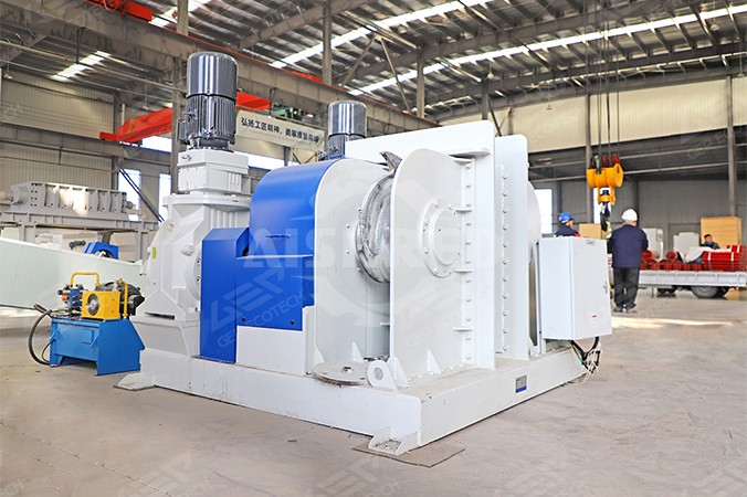 Bidirectionele bandenontkaderingsmachine